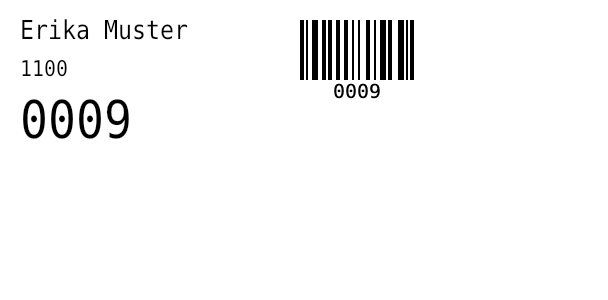 Formular, Etikett 3