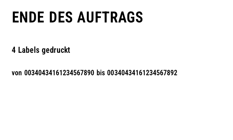Nachlauf: LabelCount, FirstKey, LastKey